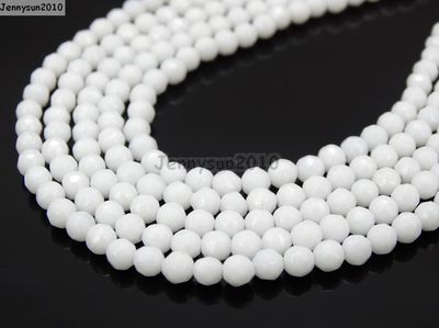 Natural Gemstones 3.5mm ~ 4mm ~4.5mm Faceted Round Beads 15'' ~ 16'' Pick Stone