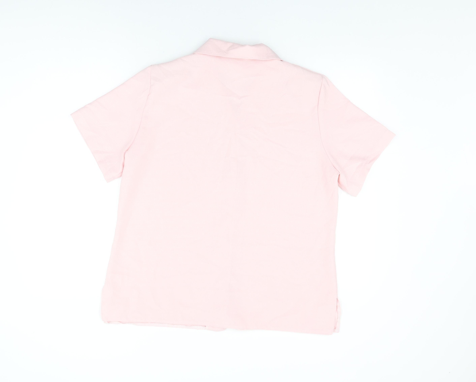 Emma Collection Womens Pink Polyester Basic Butto… - image 2