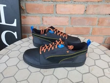 Sz 13 Puma Rebound V6 Low Open Road Lace Up  Mens Black Sneaker Dunk Shoes