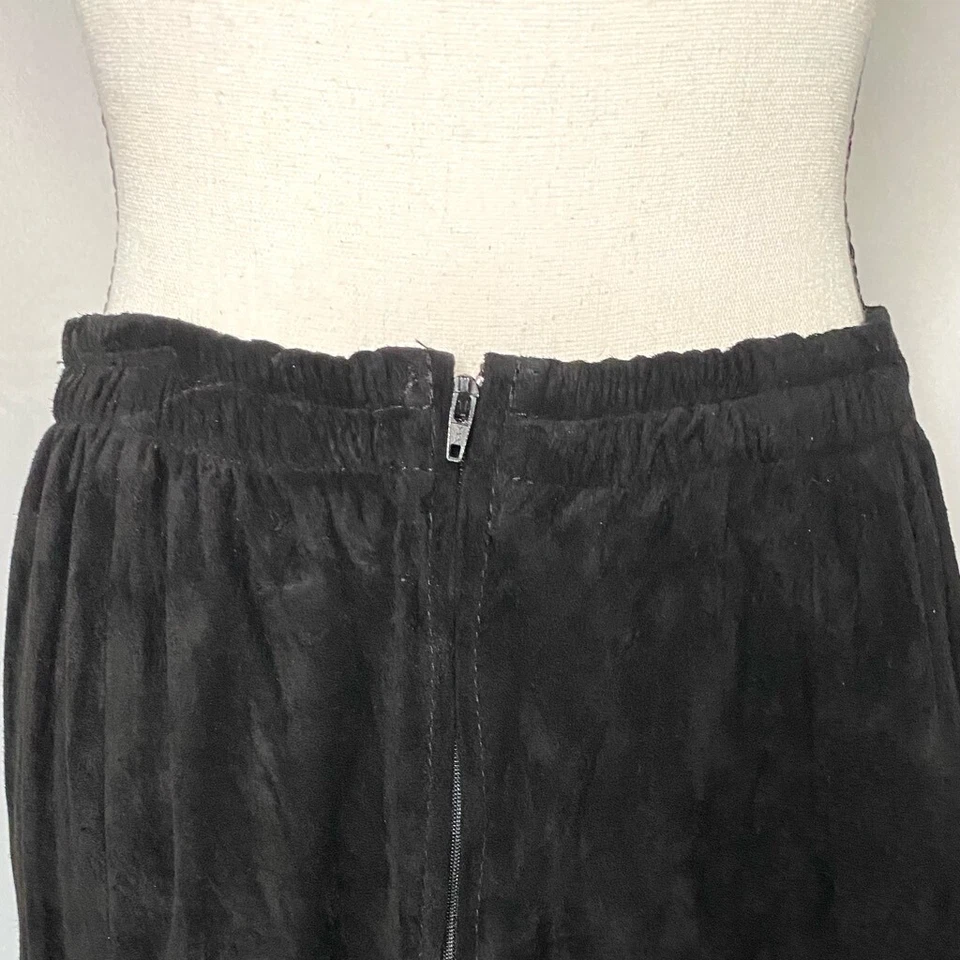 DOUBLE D Ranch女式麂皮绒中裙  — 第 4/4 张图片