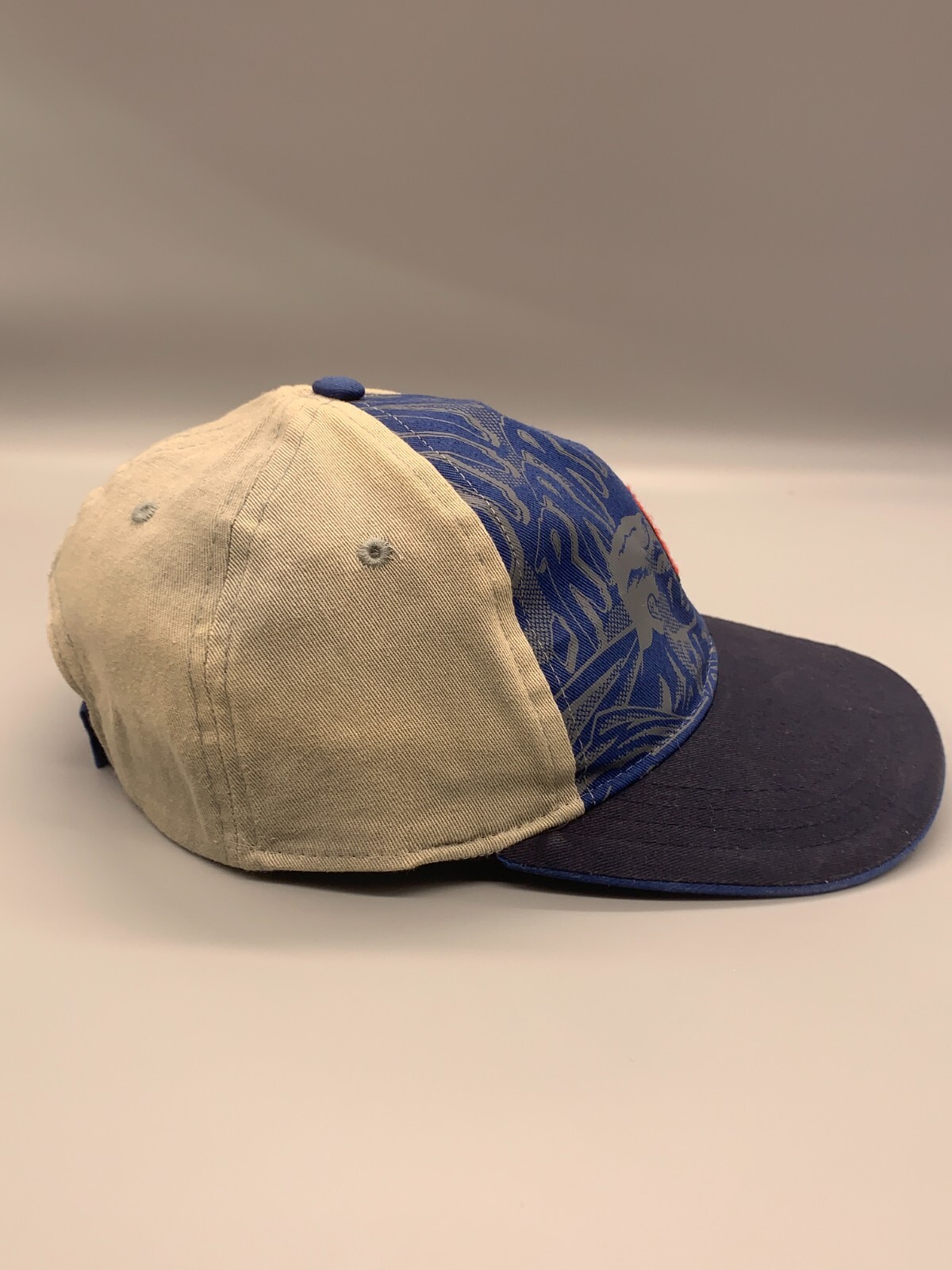 Superman Hat Cap Strapback Adjustable Biege Blue … - image 6