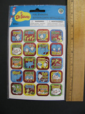 Dr. Seuss Foil Stickers 40 Pieces NIP