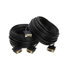 2-Pack- 50FT SVGA M/M 15 Pin Cable TV Video Projector PC Monitor HD Display Cord