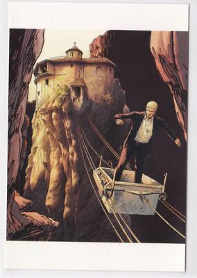 PROMO POSTCARD COMIC BOOK PHARAOH T7 LES FEUX DE LA MER GLENAT