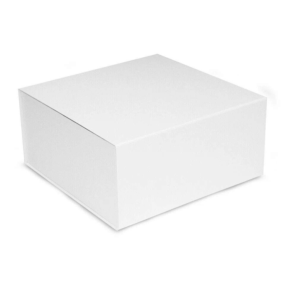 Geschenkkarton / Geschenkbox / Magnetbox UNI WEIß matt in 3 Größen - Bild 2 von 2