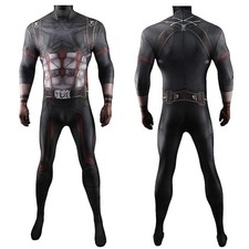 The Avengers Infinity War Captain America Cosplay Jumpsuit 3D Costume Halloween
