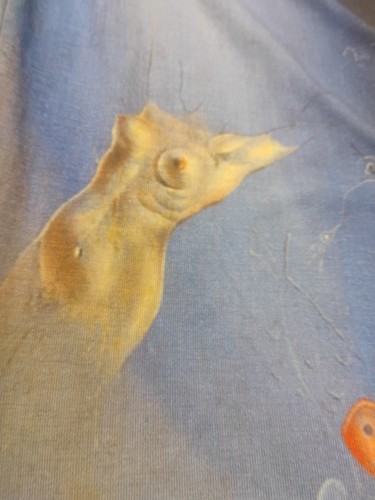 Salvador Dali abstract Art T-shirt Size Large All Over Hand Apparatus - Picture 5 of 14