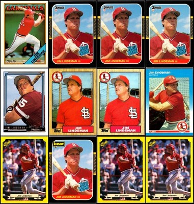 Jim Lindeman (26) Card Lot - FREE SHIPPING