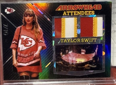 Taylor Swift  Custom - Relics  7/10 Arrowhead Attendees.  3colors.