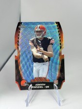 SSP /50 BLUE WAVE 2014 Topps Chrome Rookie Die-Cuts Refractor Johnny Manziel RC