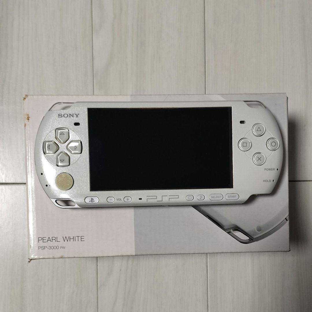 PSP3000 ホワイト 本体 ソフト付き Sony PSP 3000 Pearl White Console Tested Working Japan PlayStation