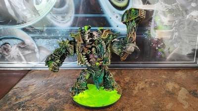 For Warhammer 40K 60MM helbrute Death Guard Chaos Marines painted miniature
