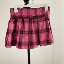 Justice Girl s Plaid Pink Skort Size 14