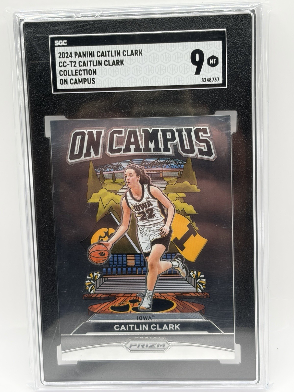 2024 Panini Caitlin Clark Collection - On-Campus Caitlin Clark #CC-T2 (RC)