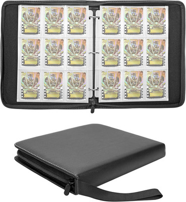 9 Pocket Top Loader Binder for 500 3'' X 4'' Toploaders, Side Loading Trading Card