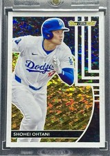 Shohei Ohtani RARE GOLD SHIMMER REFRACTOR INVESTMENT CARD DODGERS MVP MINT