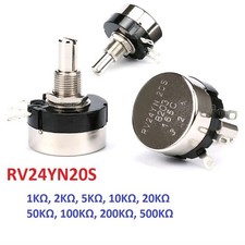 RV24YN20S Single Turn Carbon Film Potentiometer Adjustable Resistor 1K  to 500K 