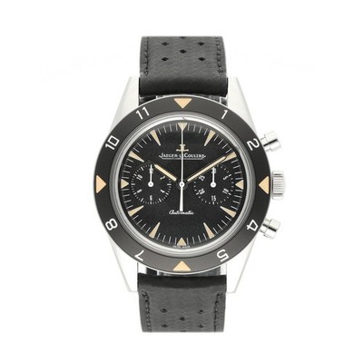 JAEGER LECOULTRE DEEP SEA CHRONOGRAPH 39MM REF. 134.8.C1 BLACK DIAL EDELSTAHL...