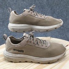 Columbia PFG Shoes Mens 11.5 Low Drag Lace Up Sneakers YM9958-212 Beige Mesh