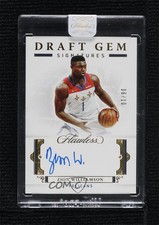 2020-21 Panini Flawless Draft Gem Signatures Gold 6/10 Zion Williamson Auto 0cv3