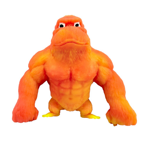 Super Stretchy Orange Gorilla Fidget Sensory Stress Relief Stretch Smash Slam 4"