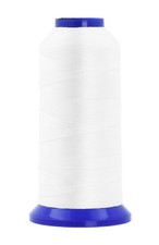 White Heavy Duty Thread - 1500 Yds Tex 70 Bonded Polyester Threads for Sewing...
