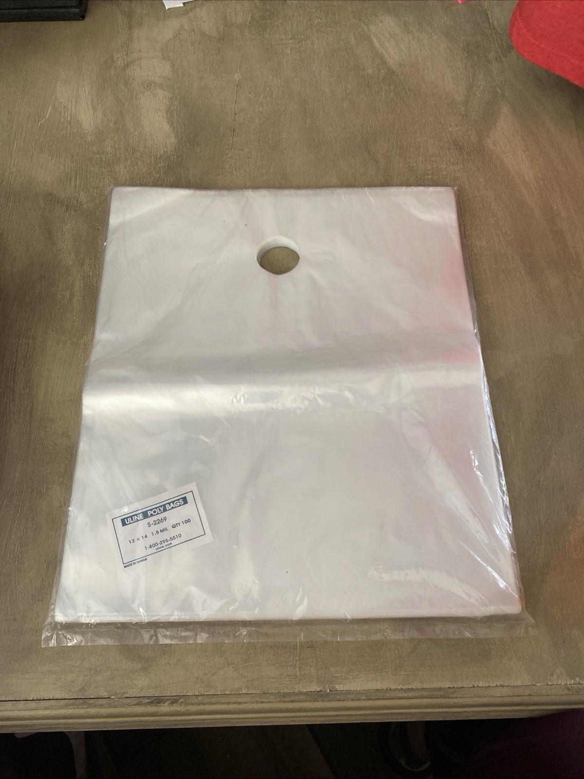 12X14 Plastic Poly Door Knob Hanger Bags 1.5MIL 100 Bags