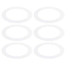 Rings for 6-8" Inch Recessed Can Lighting Down Light, 6 Pcs Metal Trim Rings ...
