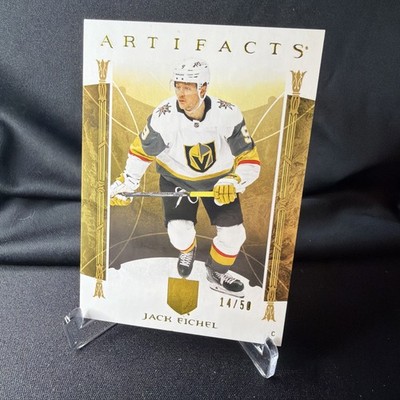 2022-23 Upper Deck Artifacts Stars Jack Eichel Yellow /50 Vegas Golden Knights
