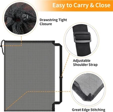 Extra Large Sports Ball Bag, Heavy Duty Breathable Mesh Storage Bag, 40" x 30...