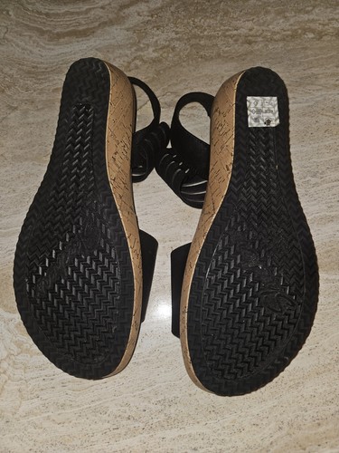 Skechers Luxe Foam Brie Women's size 9 Sandals Slingback Black - Picture 5 of 16