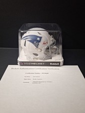 KAYSHON BOUTTE NEW ENGLAND PATRIOTS MINI CASCO FIRMATO RIVALITÀ BECKETT-COA 