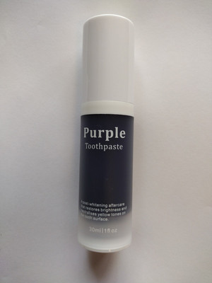 Purple Toothpaste Post Whitening Pump