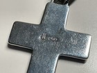 Carolyn Pollack signed vintage cross mosaic pendant marked 925 — photo 2