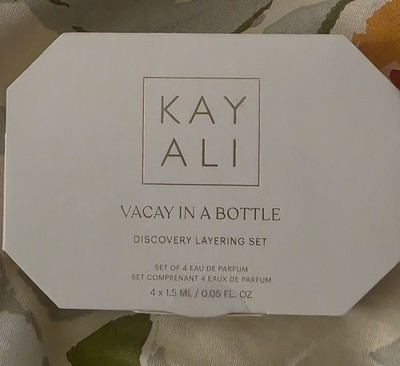 Kayali VACAY IN A BOTTLE Discovery Layering Set SAMPLE 4 @ 1.5 mL CAPRI + Maui +