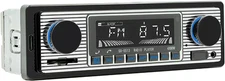 Classic Single Din Car Radio with Bluetooth, Car Stereo FM Radio Receiver, Hands