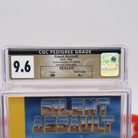 NES Nintendo SILENT ASSAULT - CGC PEDIGREE GRADED 9.6 A++! NEW & Factory Sealed!