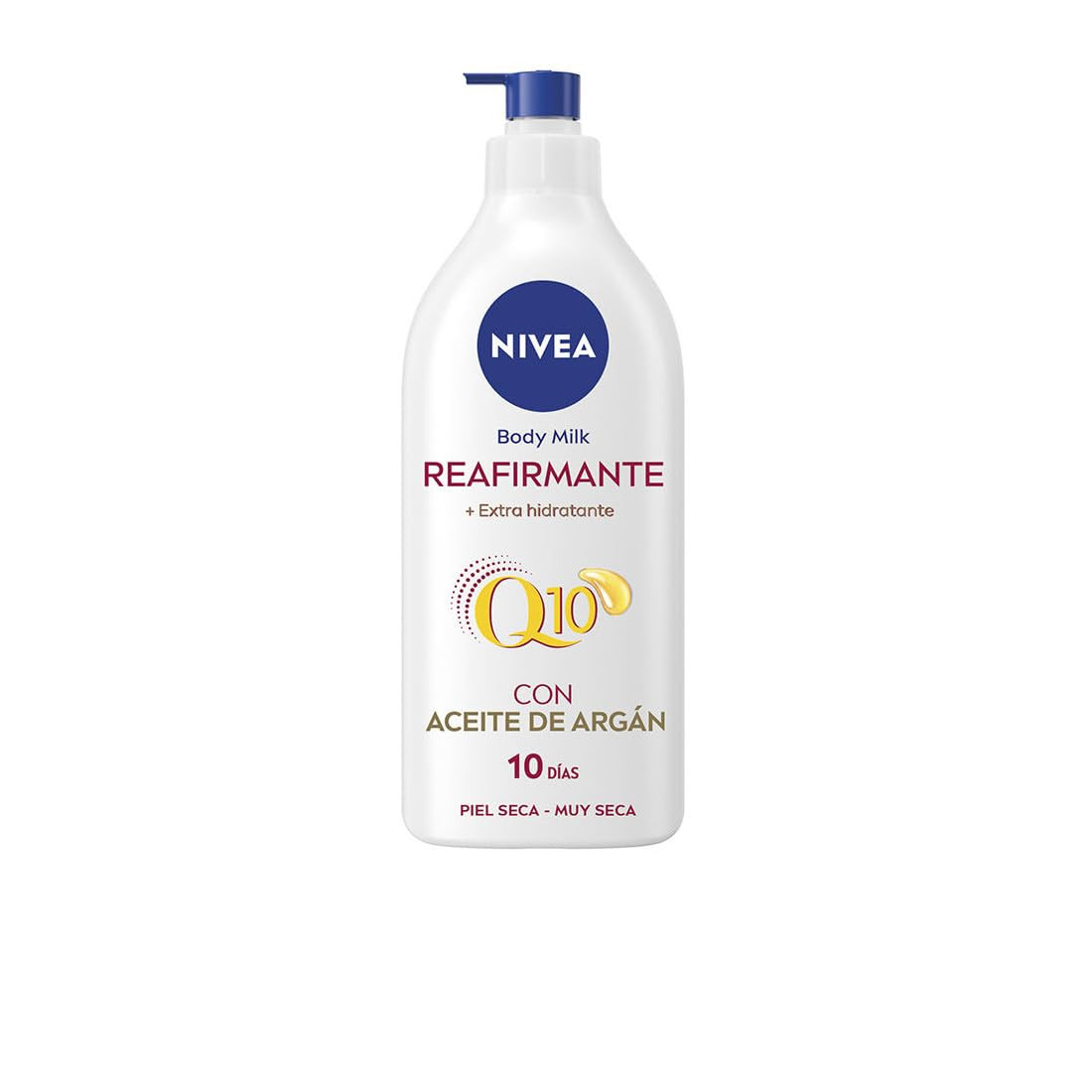 NIVEA Q10 Olio di Argan Body Milk Rassodante + Extra Idratante (400 ml), (k4Q)