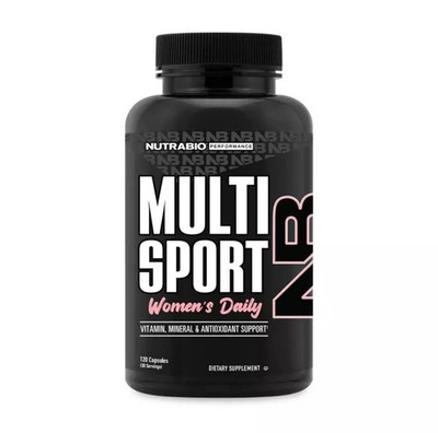 NUTRABIO MULTI SPORT FOR WOMEN [120 CAPSULES] multivitamin mineral formula
