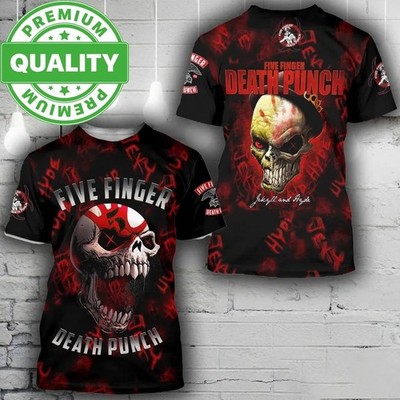 Five Finger Death Punch Jekyll and Hyde 3D AOP Shirt Unisex