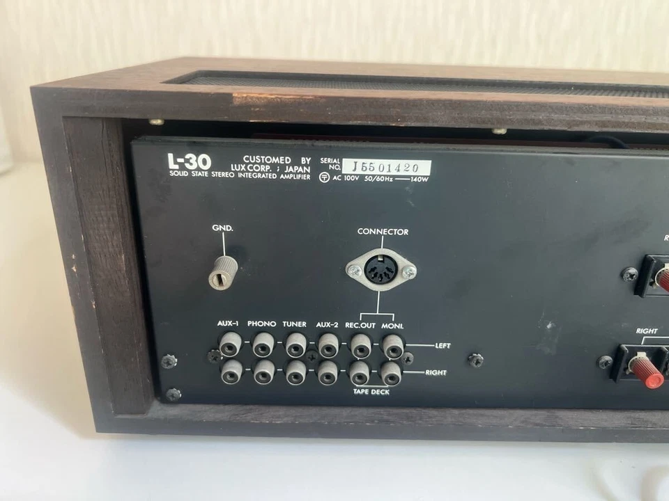 Luxman L 30 Amplifier 100-240V Junk For Parts F/S From Japan - Image 3 of 4