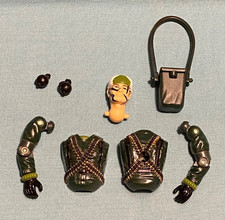 G.I. GI JOE gijoe BIG BEN BODY PARTS + WEAPONS lot arms head grenades FREE SHIP