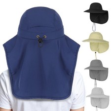 Wide Brim Sun Hat UV Protection Bucket Cap for Hiking Camping Fishing Safari Men