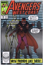 AVENGERS WEST COAST # 47 US Comic 1989 John B...