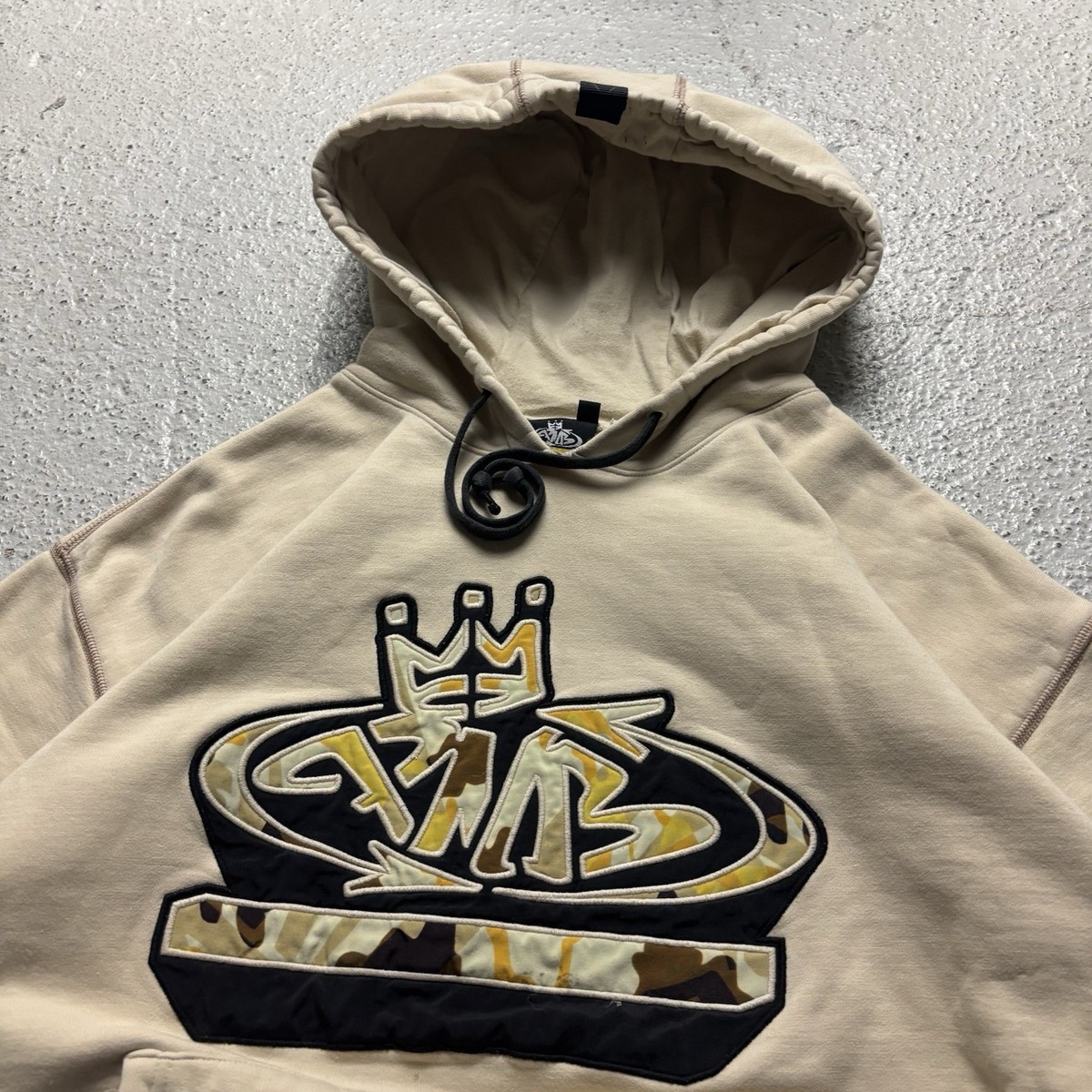 Vintage 2000s PNB Nation Embroidered Skate Hoodie XXL/XL Rare