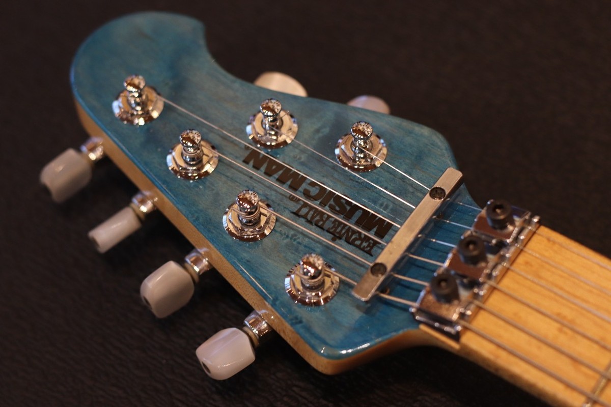 MUSIC MAN AXIS EX Translucent Blue Used Electric Guitar 1990 | eBay