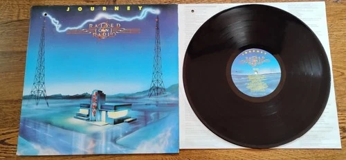 Journey Raised On Radio Vinyl LP 1986 Columbia 1st Press Hole Punch Promo EX