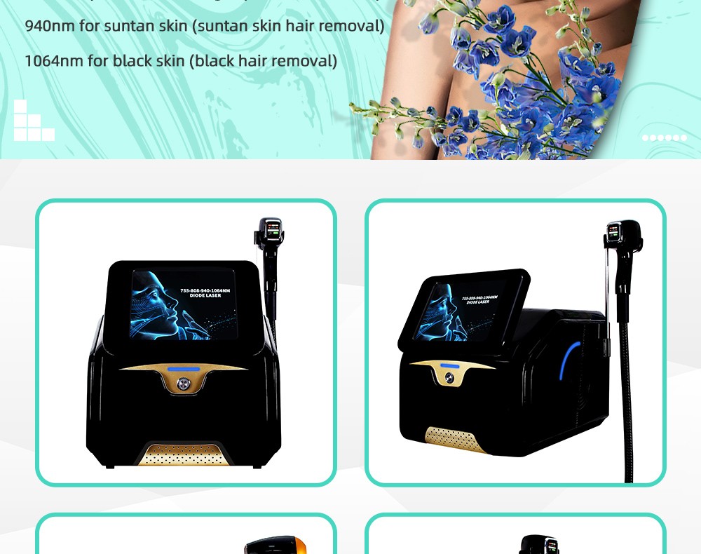 Permanent Depilation Diode Laser Hair Removal Machine Skin rejuvenation Firming
