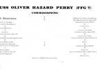 USS Oliver Hazard Perry FFG 7 Commissioning Ceremony Program 1977 — photo 2
