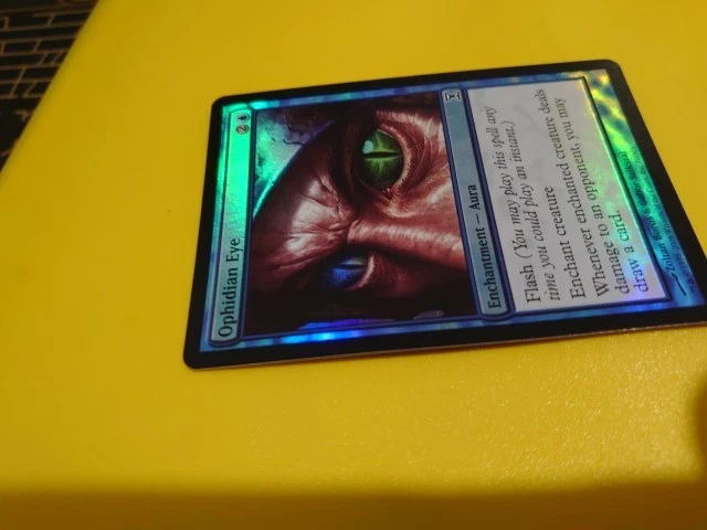 Ophidian Eye. FOIL Time SPiral Enchantment Aura. English lang VHTF mtg VGC Card - Image 4 of 4